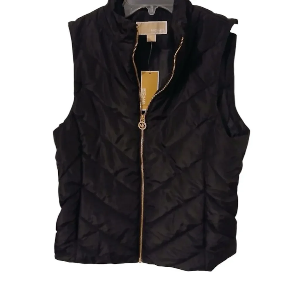 Michael Kors Women’s Black Puffer Vest!